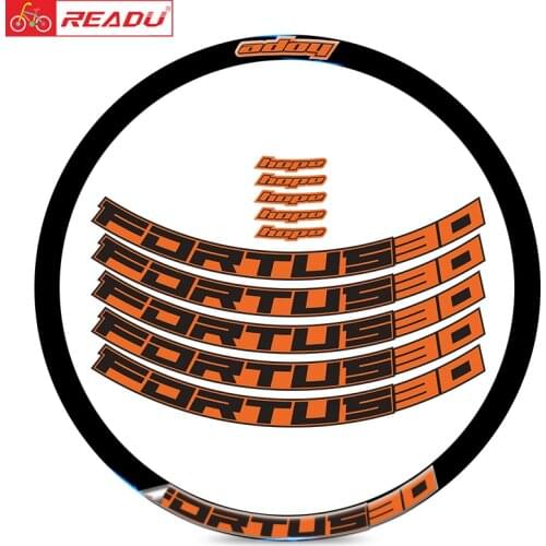 READU hope FORTUS30 mountain wheel rim stickers MTB bicycle rims decals wheelset stickers bicycle decals