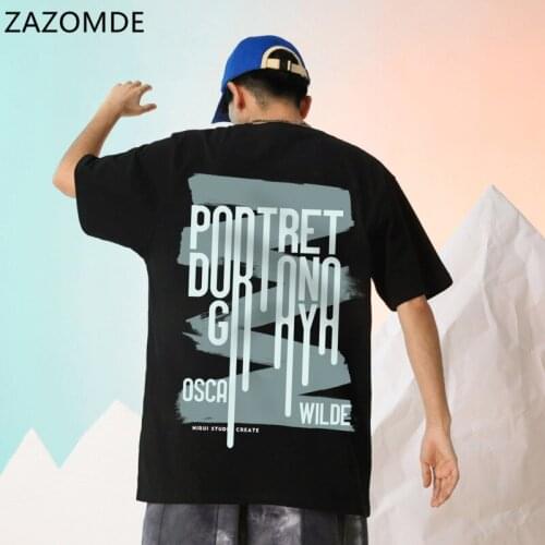 ZAZOMDE 2021 New Brand Mens T-Shirts Summer 100% Cotton Short Sleeve T Shirts Casual Tee Shirts Male Plus Size M-5XL