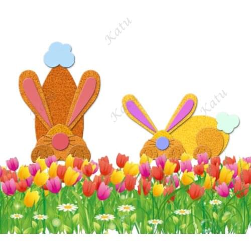 Lovely rabbit Cutting dies - New Die Cutting And Wooden Mold,HT549 Suitable For Common Die Cutting Machines On The Market