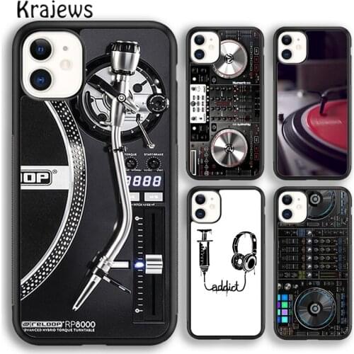 Krajews DJ Professional DJ Controller Vinyl Phone Case For iPhone 5 6s 7 8 plus X XR XS 11 12 pro max Samsung Galaxy S8 S9 S10
