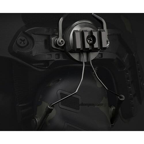 Adaptive width tactical headset holder air gun paintball CS shooting headset rail army fast helmet adapter 20MM Rail
