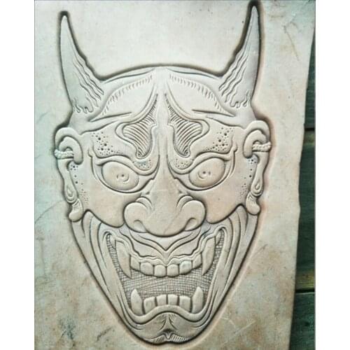 3D Yasha pattern Hand-work unique design leather working tools carving punches stamp craft leather with leather carving tools