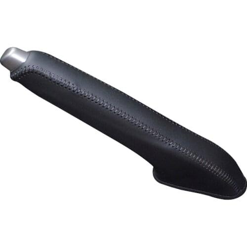 Genuine Leather Handbrake Grips for Honda Civic 9 Natural leather cover on the handbrake car accessories interior