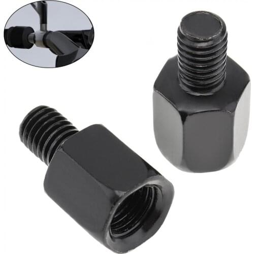 Clockwise and Counterclockwise10mm to 8mm Motorcycle Rearview Mirror Screw Thread Adapter Conversion Bolt Motor Mirror Screws