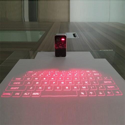 Virtual Laser Keyboard Bluetooth-compatible Wireless Projector Phone Keyboard For Computer Iphone Pad Laptop With Mouse Function