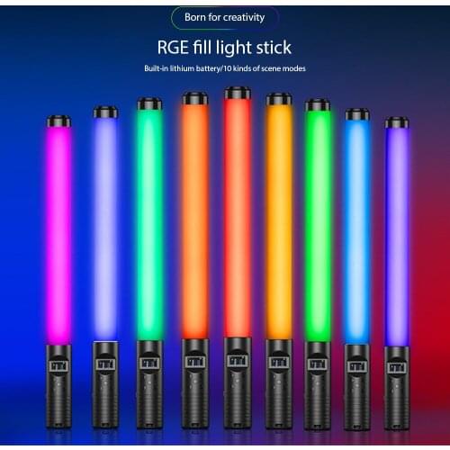 RGB Fill Light Stick 5200mAh USB Rechargeable 1200 Lumen Colorful LED Photographic Lighting Handheld Fill Lamp For Party Wedding