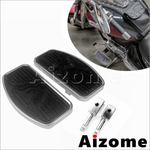 1Pair Motorcycle Front Floorboards Footboard Driver Footrest FootPeg Pedal For Honda Shadow VT400 VT750 VT 400 750 2004-2012