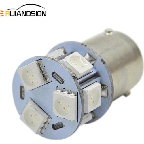 1PCS 6-30V 1156 BA15S 1157 BAY15D BA15D 5050 9smd CAR Marine Brake LED Light Bulbs Turn Signal Tail Parking Stop Position Lamp