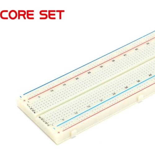 1pcs 830 Point Breadboard PCB Board MB-102 MB102 Tie-points Experiment Solderless Test Develop for Arduino Electronic Kit