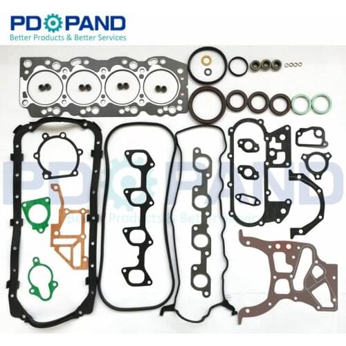 2L 2L-T Engine Overhaul Rebuilding Gasket Kit 04111-54050 for TOYOTA CRESSIDA Saloon/Land Cruiser/Hiace/Hilux 2446cc 2.4D/TD