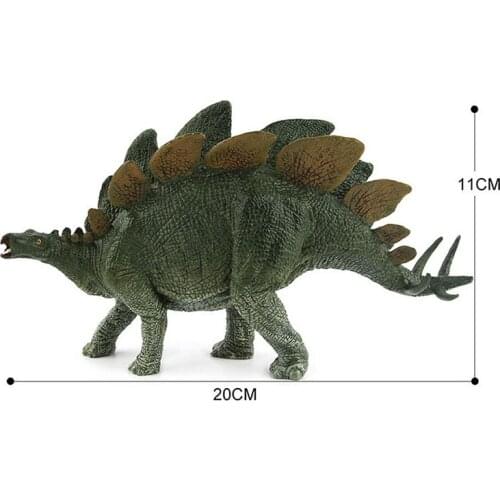 20cm Simulation Animals Dinosaurs Action Figure Fallen Park Kingdom World 2 3 4 5 1 Model Jurassic Stegosaurus Toys Boys Kids