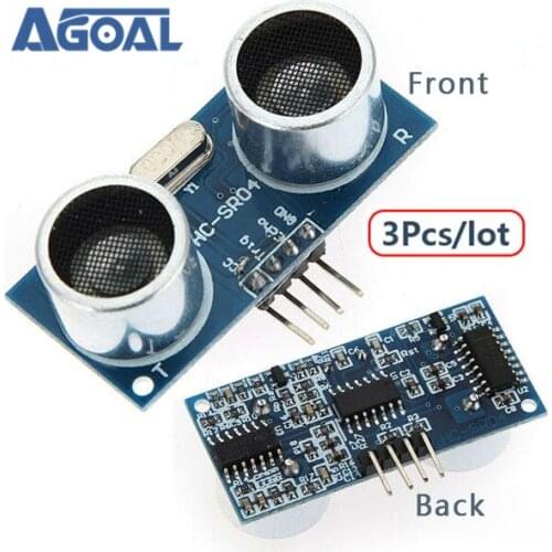 3Pcs/lot HC-SR04 Ultrasonic Ranging Sensor Ultrasonic Module For DIY Free Shipping