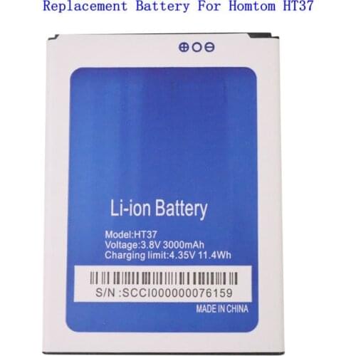 10pcs /lot 3000mAh For Homtom HT37 Battery Extreme Replacement For Homtom HT37 Battery Bateria Batterie