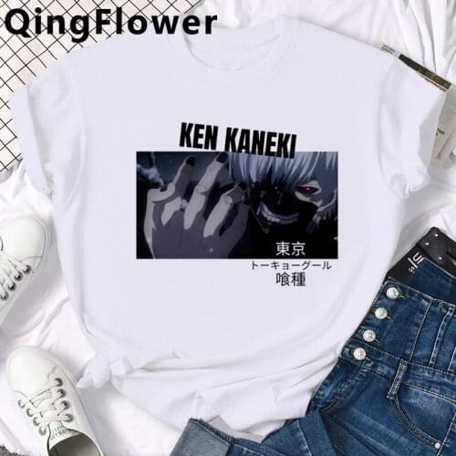 Anime Tokyo Ghoul Manga Kaneki Ken tshirt male harajuku kawaii grunge japanese couple clothes t-shirt clothes harajuku ulzzang