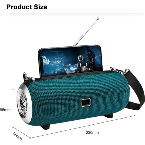 40W Wireless Bluetooth Speaker Portable Outdoor Column High Power Bass Powerful Soundbar TWS Subwoofer Radio Powerful Boom Box