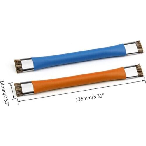 M4YC ESD Safe Brush Double Head Anti-Static Motherboard Cleaning Brush for Mobile Phone IC Repair Soldering Tool