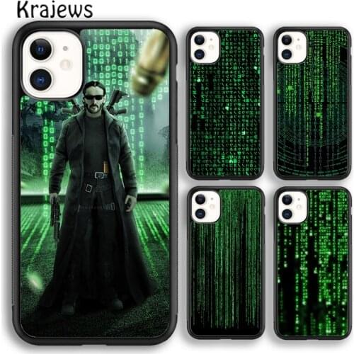 Krajews Movie The Matrix Phone Case Cover For iPhone 5s SE 6s 7 8 plus X XS XR 11 12 pro max Samsung Galaxy S7 S8 S9 S10 Plus