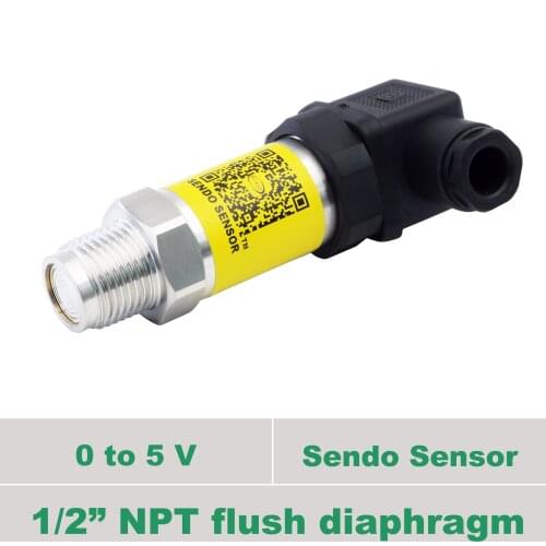 1 2 in NPT diaphragm pressure sensor 0 5V, 0.35 bar, 0.2, 0.1 bar low pressure, 1, 10, 100bar, 16, 160, 4, 40, 200, 250, 400 bar