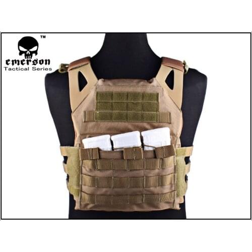 Emersongear JPC Vest simplified version Tactical Jumper carrier Vest Combat Coyote Brown EM7344CB