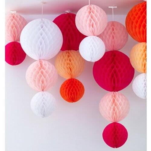 Shipping Free for 6" 15cm 10pcs/lot honeycomb ball paper lanterns party wedding decorations