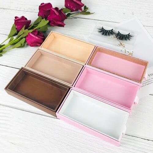 Foxyfox Wholesale Eyelash Boxes Packaging Eyelashes Cases Custom Logo Magnetic Eyelashes Boxes Makeup Storage Case Print Logo