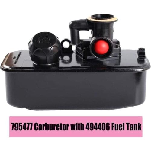 795477 Carburetor with 494406 Fuel Tank 698369 Air Filter 694394 Primer Bulb for briggs & stratton 10A902 Engine Replace