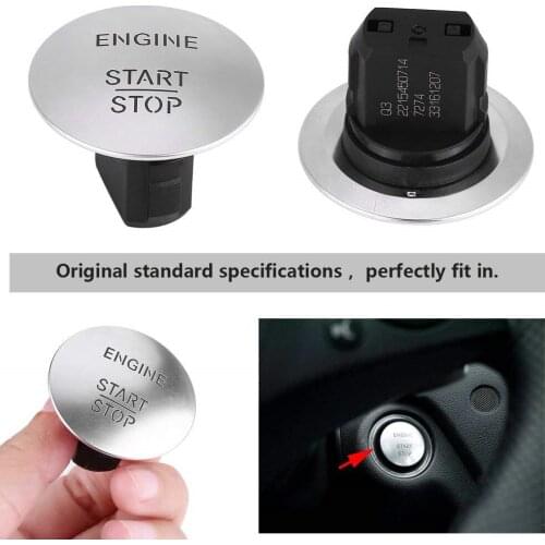 Car Engine Start Stop Push Button Switch Keyless For Mercedes Benz Model W164 W205 W212 W213 W164 W221 X204 2215450714 Switches