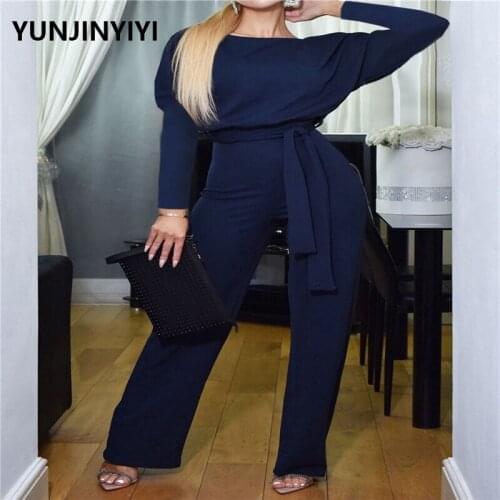 2019Round neck Overalls For Jumpsuits Casual Button Romper With Belt Bodysuit Jumpsuit Summer Women Fashion Elegant Short Sleeve