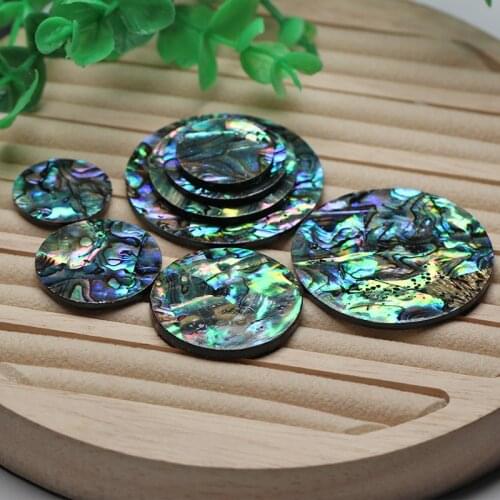 30pcs/lot 6mm-40mm Natural Round Disk Abalone Mother Of Pearl Shell for DIY Jewerly Round Cut abalone MOP for Earrings