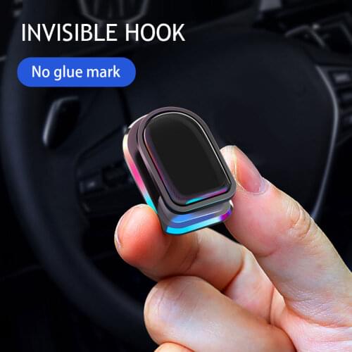 4/5PCS Mini Car Hooks Organizer Storage Hanger For USB Cable Headphone Key Storage Car Accessory Car Adhesive Hook Hanger