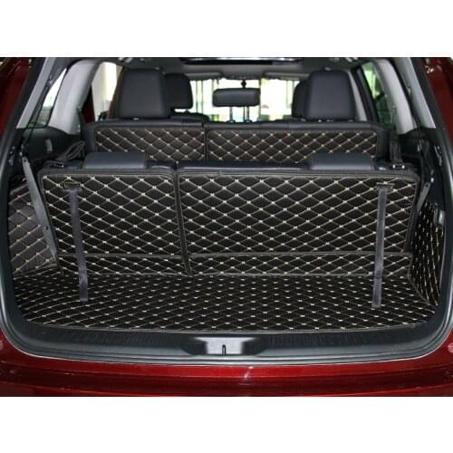 Newly! Special trunk mats for Toyota Highlander 7 seats 2014-2009 cargo liner boot carpets for Highlander 2012,Free shipping