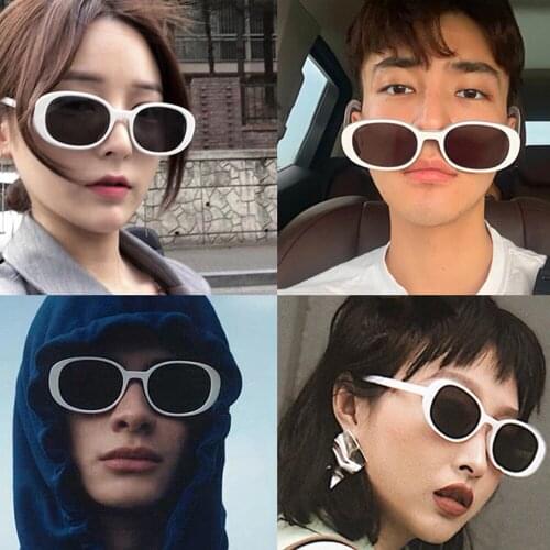 2021 Punk Style Oval Sunglasses For Women Men Luxury Designer Narrow Small Frame Eyewear Vintage Outdoor Versatile Goggles UV400