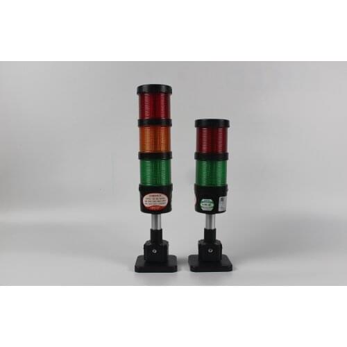 Industrial Multilayer Stack Light LED Signal Tower Alarm Caution light for machinery Foldable Buzzer Fit All Base Alarm lamp