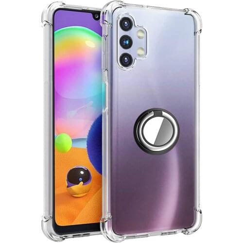 Airbag Shockproof Soft Ring Case for Samsung Galaxy A32 4G 5G F62 M62 A52 A72 M12 A12 A02S M02S M21S M31 F41 A42 S21 Ultra A21S