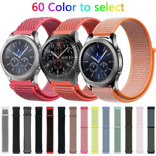 Nylon Wrist strap Watchband For For Samsung Gear S3 Classic Smart Watch Wristband Sport Waterproof For Galaxy Watch 46mm 42mm