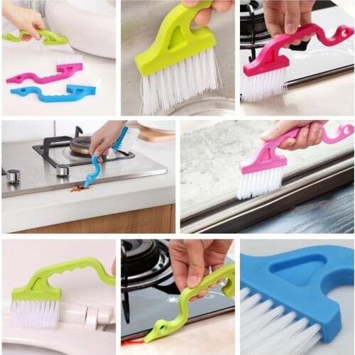 Recess Groove Trench Doors Groove Cleaning Brush Hand-held Kitchen Air Conditioning Outlet Air Louvers Brush Tube Cleaning Brush
