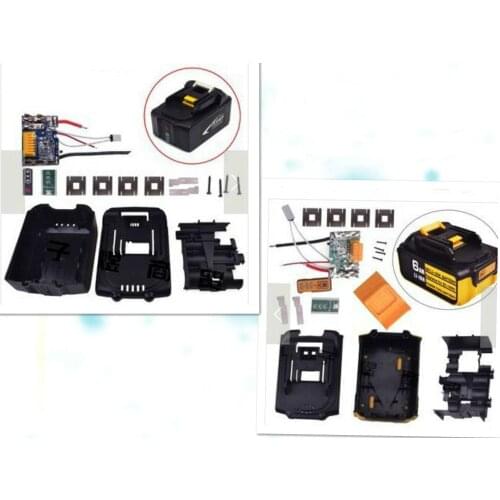 PCB Protection Board Storage Case for Makita 18V BL1815 BL1830 BL1835 LXT400 bl1840 bl1850 bl1860 with screws etc
