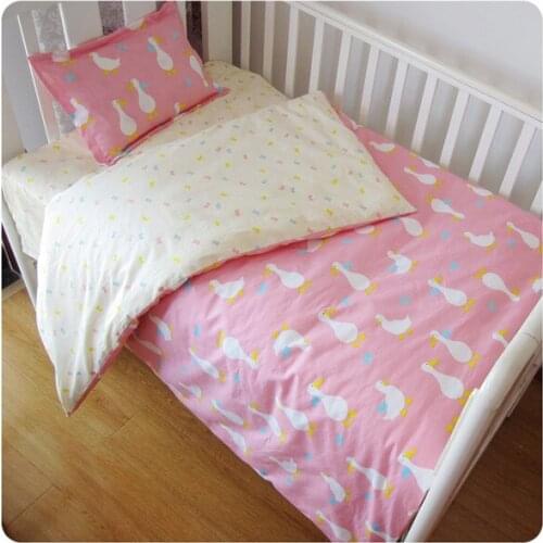 Discount! 3pcs Crib Bedding Set Baby Bedding for Newborns Crib Sset ,include(duvet cover +sheet+pillowcase)