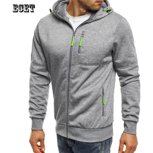 Streetwear casual mens pullover zipper hooded hoodie fashion outdoor mens clothing jogger fitness sportswear