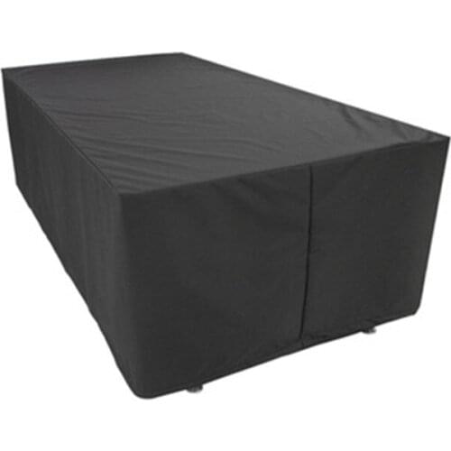 Outdoor Garden Furniture Rain Cover Waterproof Oxford Wicker Sofa Protection Set Garden Patio Rain Snow Dustproof Black Covers