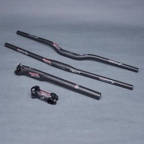 Race Face Next Matte 3K Carbon Fiber Bicycle MTB Bars Sets Rise or Flat Handlebar Stem Seatpost For Bike Mountain Parts
