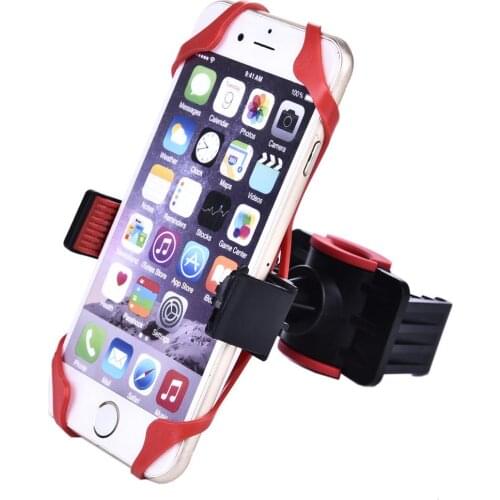 Bike Phone Holder Silicone X-grip Phone Stand For Smartphone GPS Mobile Cell Phone Mount Holder Support Bicycle