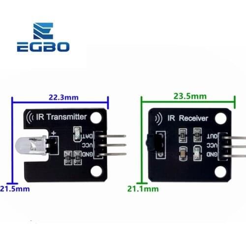 1set/lot Ir Infrared Transmitter Module Ir Digital 38khz Infrared Receiver Sensor Module For Arduino Electronic Building Block