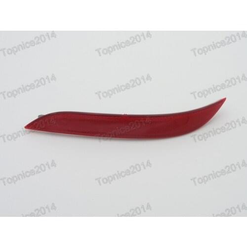 1Pcs Left Side Red Rear Bumper Reflex Reflector Lamp Tail Fog Light For BMW 5-Series E60 2003-2007