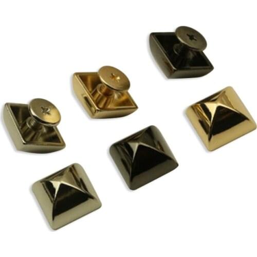 10 Pcs Rivet 12cm Yurt Shape Hardware Fittings Bags Bottom Screws Round Head Screw Head Nail Rivets Leather Craft Accessories