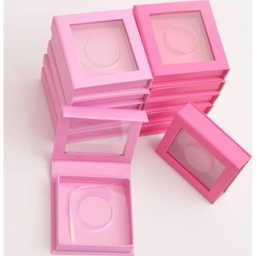 20/pack Eyelash Packaging Box wholesale Lash Boxes Packaging Custom Logo Faux cils 3d Mink eyelashes magnetic case bulk vendors