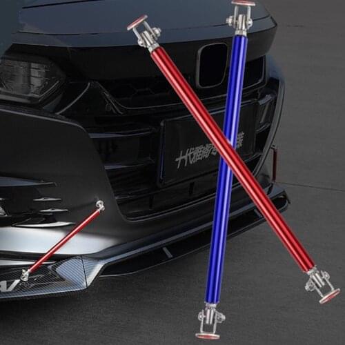 2x Universal Racing Adjustable Front Rear Bumper Lip Splitter Support Bar Kit Racing 200mm Car Styling Tunning