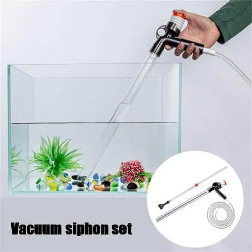 Aquarium Water Changer Manual Suction Device Sand Washing Pump Siphon Cleaning WaterTransform Aquarium Tool Accessories