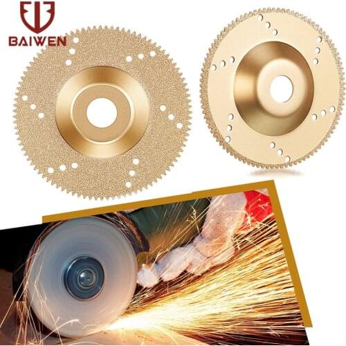 4 Inch Diamond Disc Vacuum Brazed Saw Blade Ceramic Glass Tile Jade Marble Polishing Cutting Blade Sharp Grinding Discs