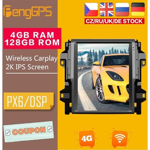 Car Stereo For Toyota Fortuner 2016-2019 Android DVD Player Carplay Multimedia Headunit GPS Navigation Bluetooth FM AM Radio USB